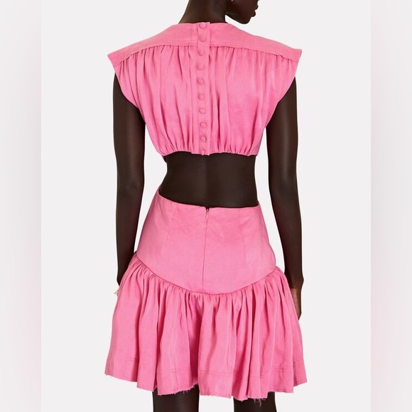 AJE Le Mempris Dress Pink - Picture 7 of 7